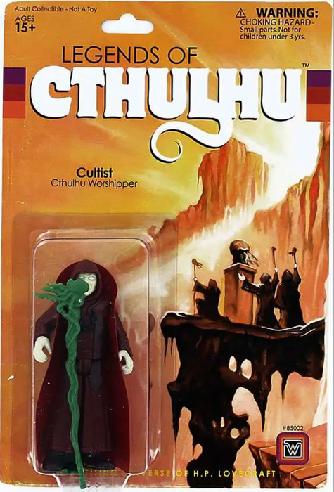 Warpo Toys Legends of Cthulhu Retro Action Figure - Cultist - Sure Thing Toys