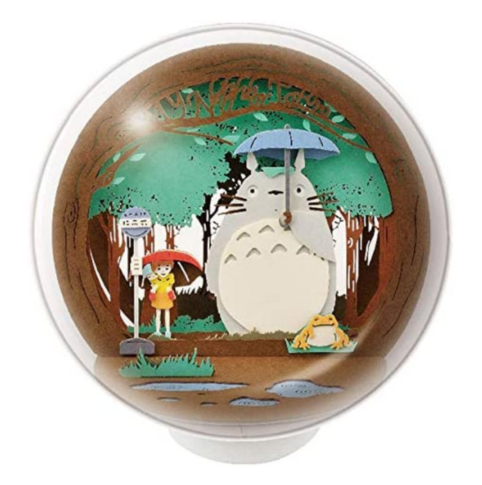 Ensky Studio Ghibli Paper Theater Ball - PTB-10 My Neighbor Totoro (At The Bus Stop) - Sure Thing Toys