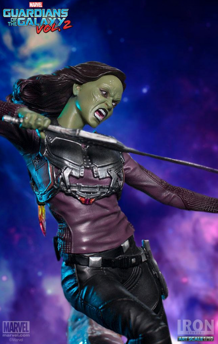 Iron Studios Guardians of the Galaxy Vol. 2 Battle Diorama Series - Gamora 1/10 Scale Statue - Sure Thing Toys