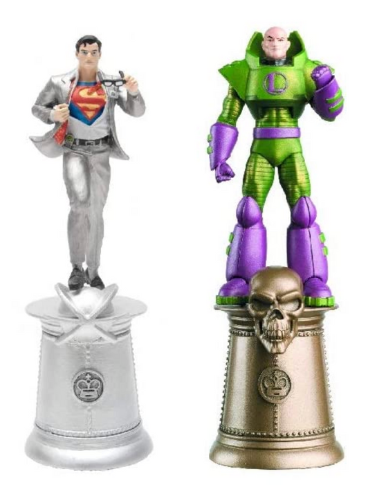 Eaglemoss DC Chess Figure Collection: Special Edition - Superman & Lex Luthor in Battle Suit - Sure Thing Toys