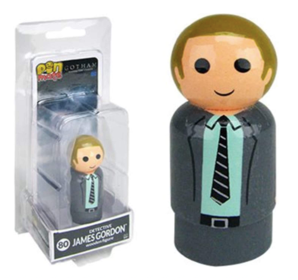 Gotham TV Series Detective Gordon Pin Mate Wooden Figure - Sure Thing Toys