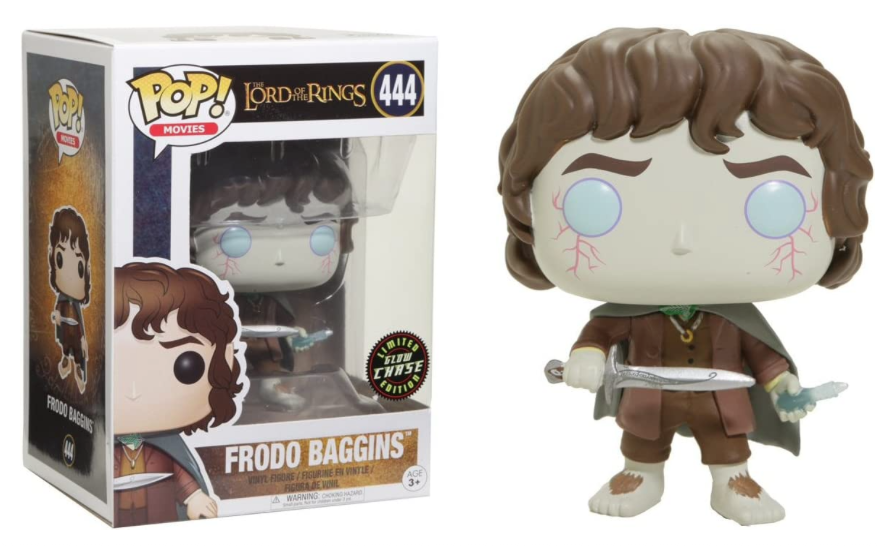 Funko POP! Movies: The Lord of The Rings - Frodo Baggins (GITD Chase Variant) - Sure Thing Toys