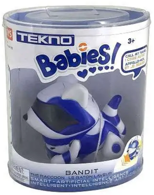 Tekno Babies Bandit Raccoon Miniature Robotic Pet - Sure Thing Toys