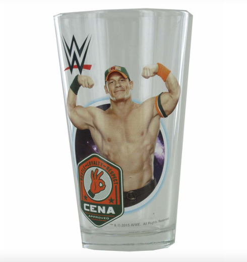 John Cena WWE Pint Glass - Sure Thing Toys
