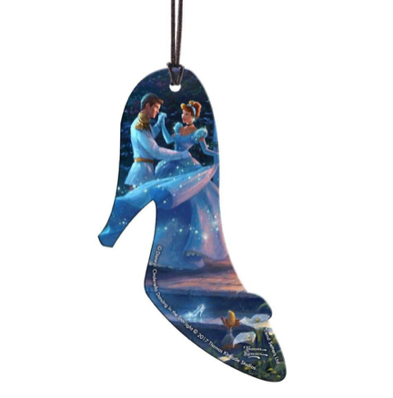 Disney Thomas Kinkade Cinderella Dance Slipper-shaped Hanging Acrylic - Sure Thing Toys