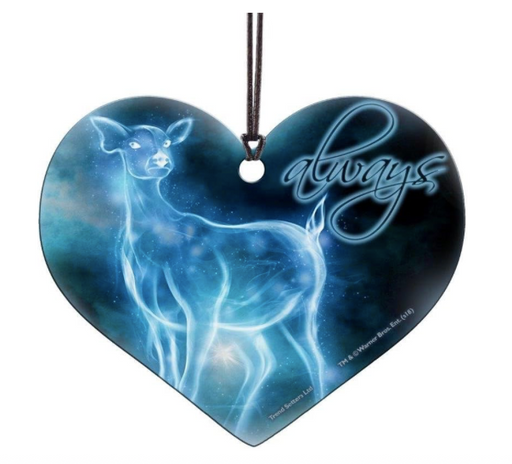 Harry Potter – Always Patronus – Heart Shaped Hanging Acrylic Print Accessory - Sure Thing Toys