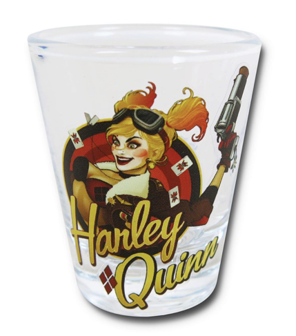 DC Bombshells Harley Quinn Shot Glass - Sure Thing Toys