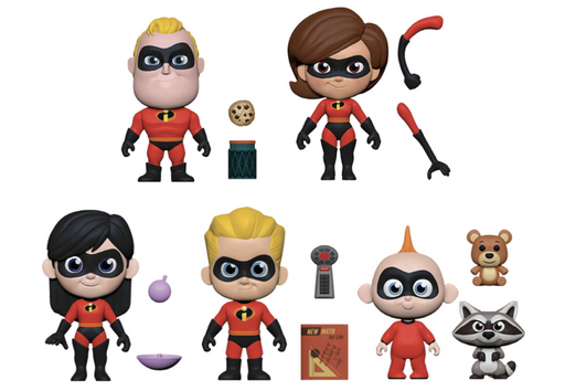 Funko 5 Star: Incredibles 2 (Set of 5) - Sure Thing Toys