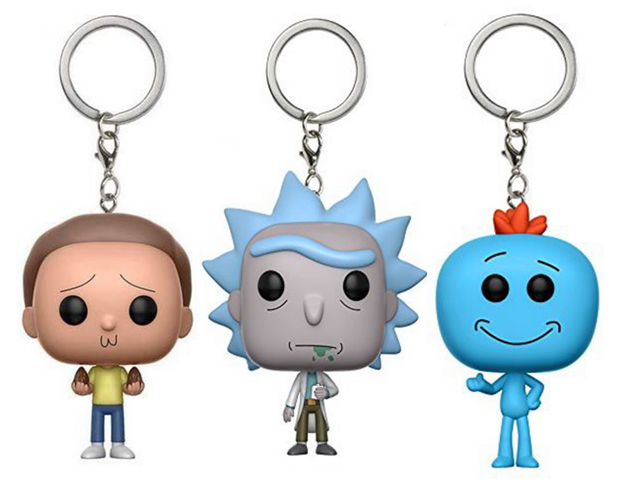 Funko Pop! Keychain: Rick & Morty (Set of 3) - Sure Thing Toys