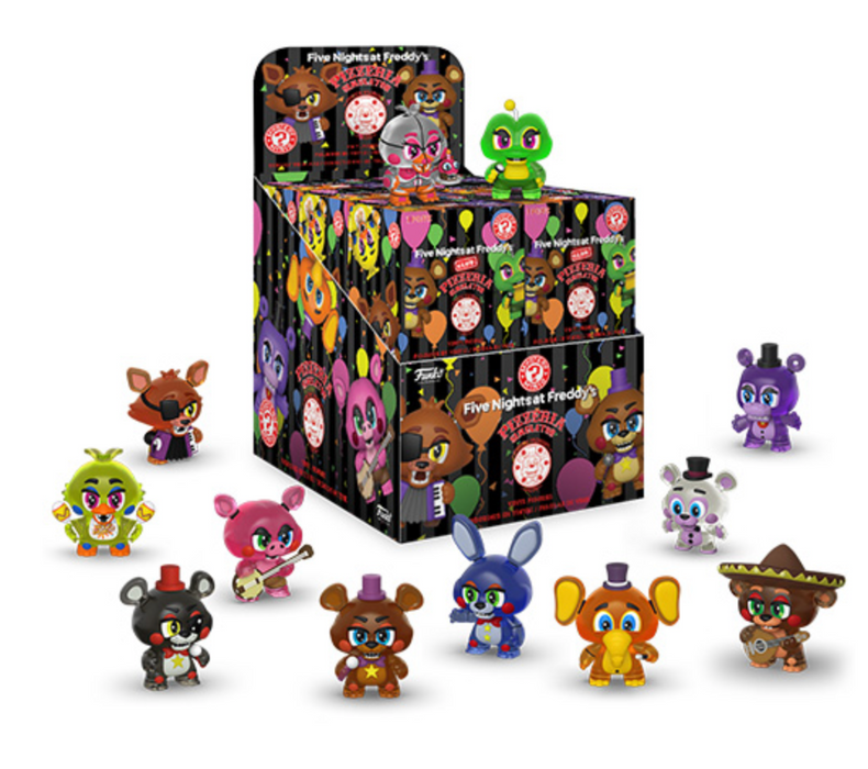Funko Five Nights at Freddy's Pizza Simulator (Glow-in-the-Dark Edition) Mystery Mini Blind Box Display (Case of 12) - Sure Thing Toys