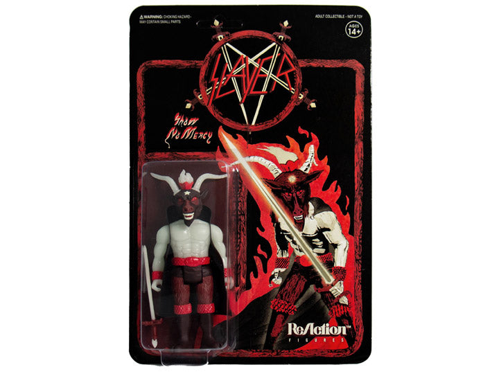 Super 7 Reaction 3.75" Action Figure: Slayer - "Show No Mercy" Minotaur (Glow-in-the-Dark Ver.) - Sure Thing Toys