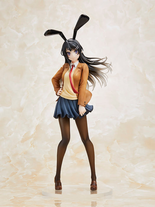 Taito Rascal Does Not Dream of Bunny Girl Senpai - Mai Sakurajima (School Uniform Ver.) Coreful Figure - Sure Thing Toys