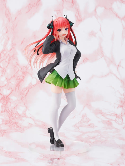 Taito The Quintessential Quintuplets - Nakano Nino (Uniform Ver.) Prize Figure - Sure Thing Toys