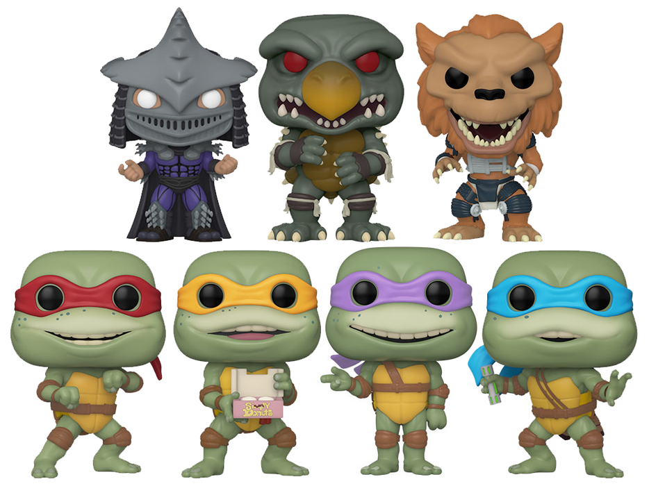 Funko Pop! Movies: TMNT II The Secret of the Ooze (Set of 7) - Sure Thing Toys