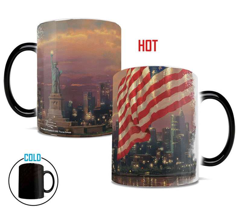 Morphing Mugs Thomas Kinkade "Light of Freedom" 11-oz Coffee Mug - Sure Thing Toys