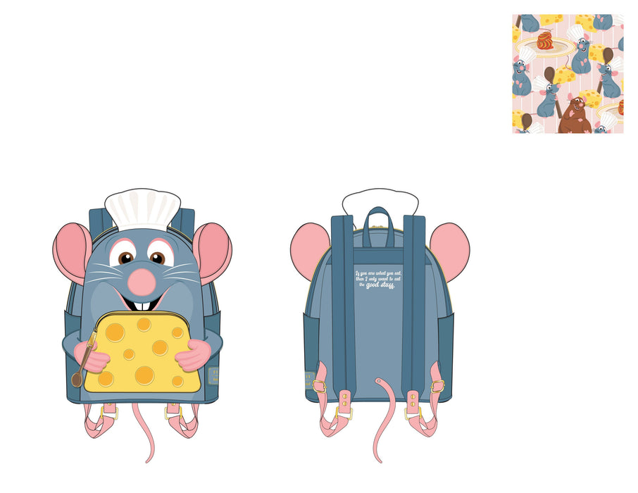 Loungefly Disney - Ratatouille Chef Cosplay Mini Backpack - Sure Thing Toys