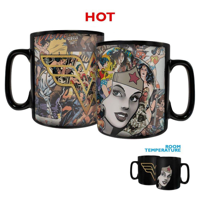 Morphing Mugs DC Comics - Wonder Woman "Paper Cut" 16-oz Heat-Activated Mug - Sure Thing Toys