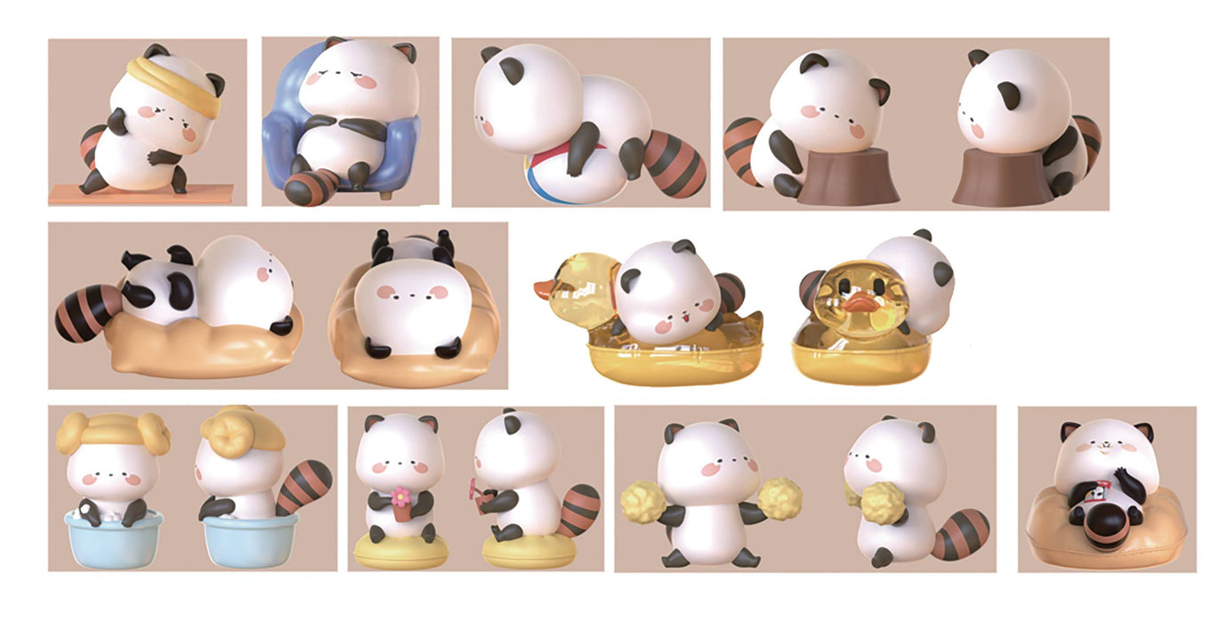 Morethanfun Moer Act Cute Raccoon Diary Blind Box Display (Case of 8) - Sure Thing Toys