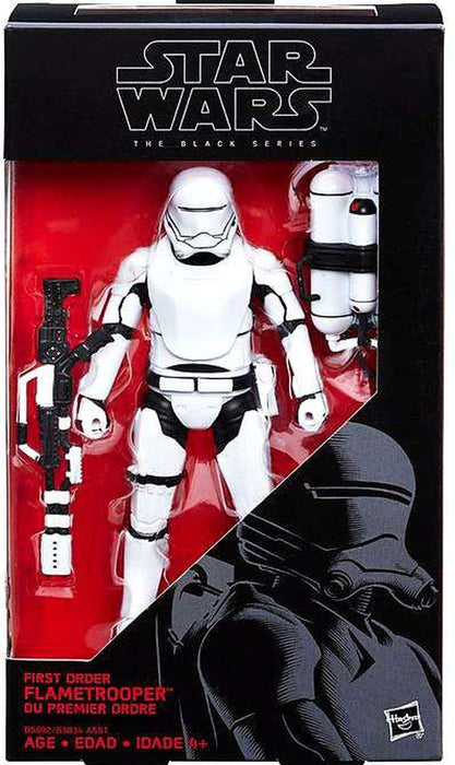 Hasbro Star Wars The Black Series - First Order Flametrooper Action Figure - Sure Thing Toys