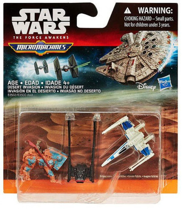 Micro Machines Star Wars The Force Awakens Desert Invasion Vehicle 3-Pack - Sure Thing Toys