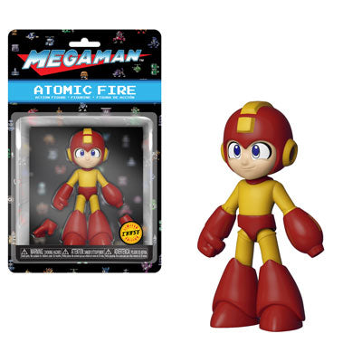 Funko Megan Man 4-inch Action Figure - Atomic Fire Mega Man (Chase Variant) - Sure Thing Toys