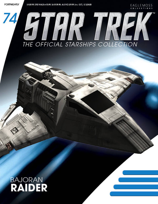 Star Trek Starships Vehicle & Magazine #74: Bajoran Raider - Sure Thing Toys