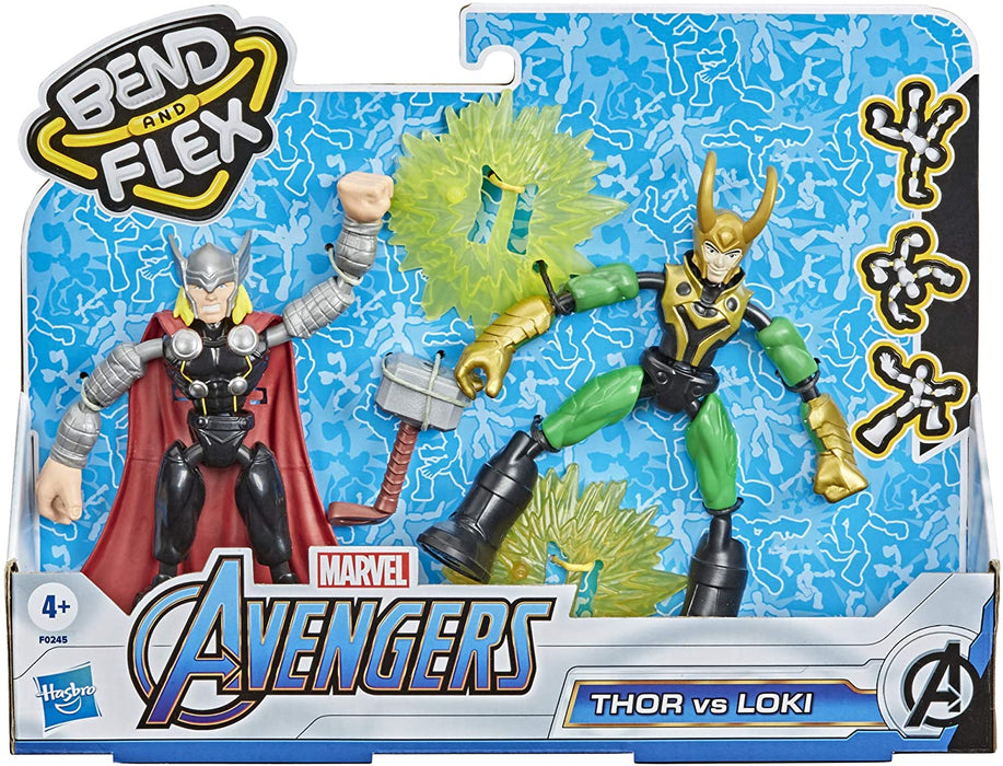 Hasbro Marvel Bend and Flex - Thor vs. Loki - Sure Thing Toys