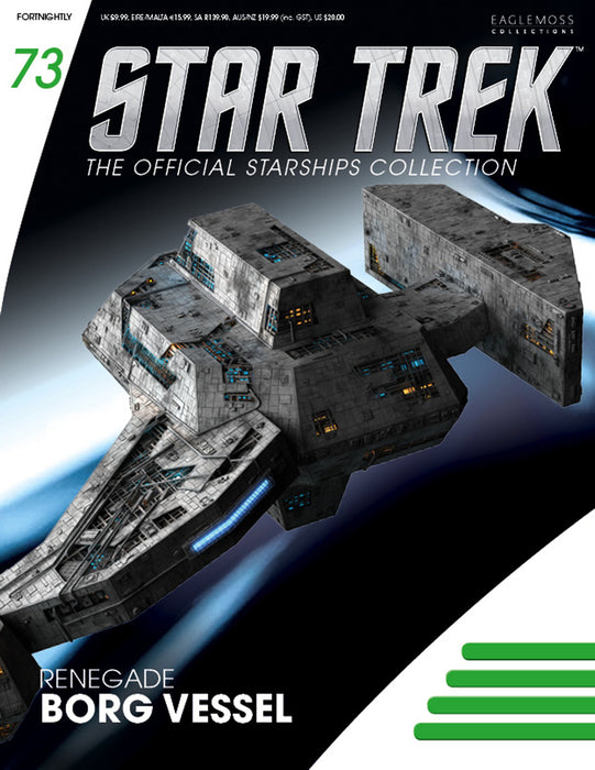 Star Trek Starships Vehicle & Magazine #73: Borg's Renegade Ship - Sure Thing Toys