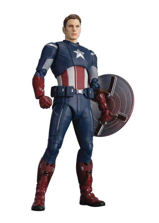 Bandai Tamashii Nations Avengers: Endgame - Captain America (Cap vs. Cap Ver.) S.H. Figuarts - Sure Thing Toys
