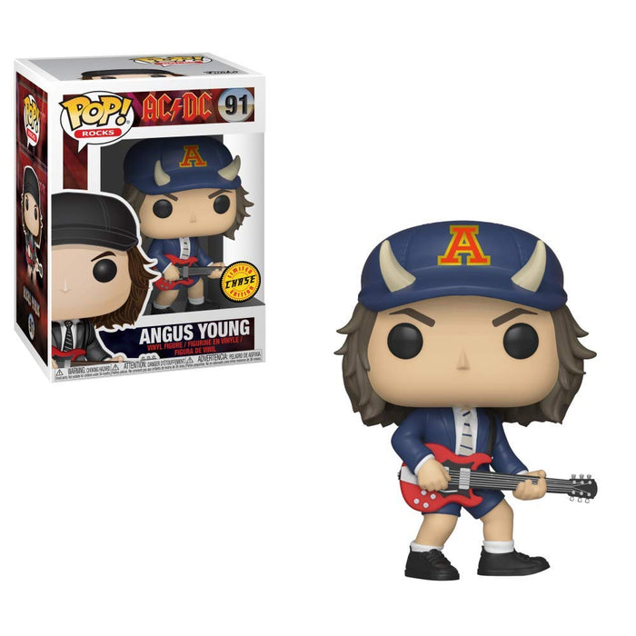 Funko Pop! Rocks: AC/DC - Angus Young (Chase Variant) - Sure Thing Toys