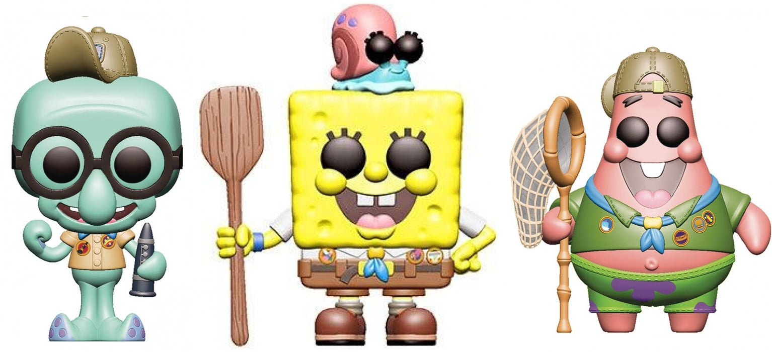 Funko Pop! Animation: SpongeBob SquarePants (Set of 3) - Sure Thing Toys