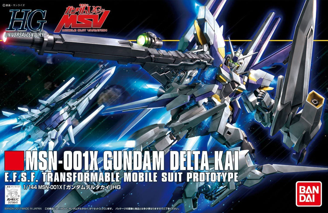 Bandai Hobby Mobile Suit Gundam UC - #148 MSN-001X Gundam Delta Kai 1/144 HG Model Kit - Sure Thing Toys