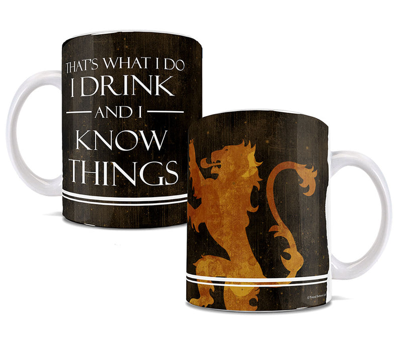 Trend Setters "I Drink and I Know Things" 11-oz. Coffee Mug - Sure Thing Toys