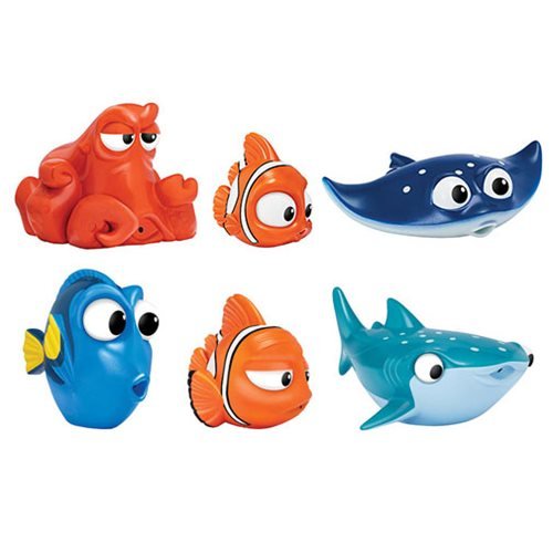 Bandai Finding Dory Bath Squirters (Set of 6) - Sure Thing Toys