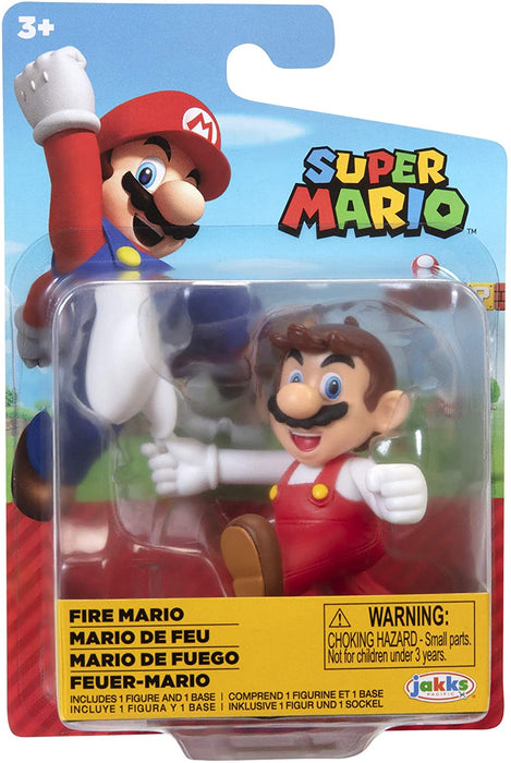 Jakks World of Nintendo: Super Mario 2-1/2 Minifigures (Wave 26) - Fire Mario - Sure Thing Toys