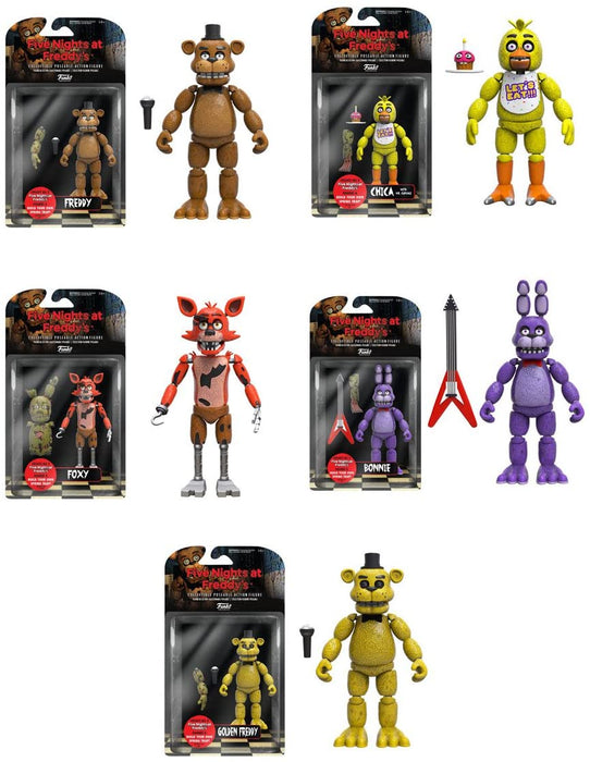 Funko Five Nights at Freddy's 5-inch Series 1 Action Figures (Set of 5) - Sure Thing Toys