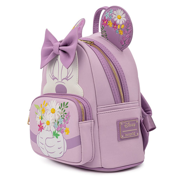 Loungefly Disney - Minnie Mouse Holding Flowers Mini Backpack - Sure Thing Toys