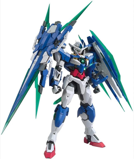 Bandai Hobby Gundam 00 - GNT-0000/FS 00 Qan(t) Full Saber 1/100 MG Model Kit - Sure Thing Toys