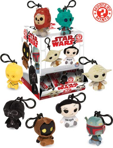 Funko Star Wars Classic Trilogy Mystery Minis Plush Keychains Display (Case of 18) - Sure Thing Toys