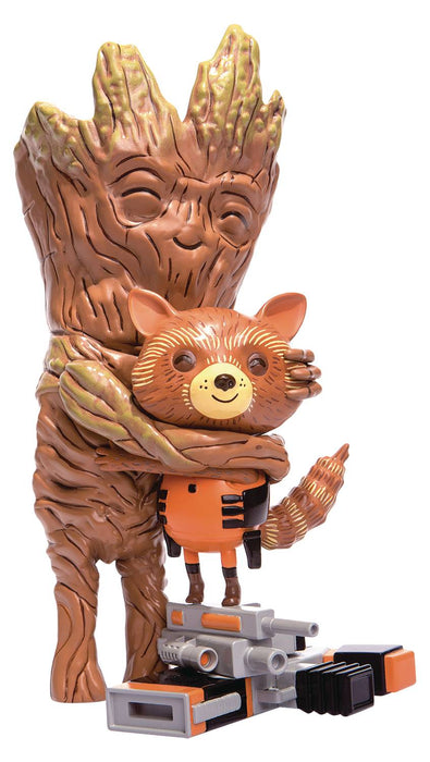 Mondo Guardians of the Galaxy - Rocket & Groot "Treehugger" 9-inch Vinyl Figure - Sure Thing Toys