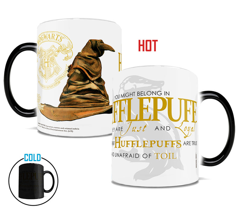 Morphing Mugs Harry Potter "Sorting Hat Hufflepuff" 11-oz. Heat-Sensitive Mug - Sure Thing Toys