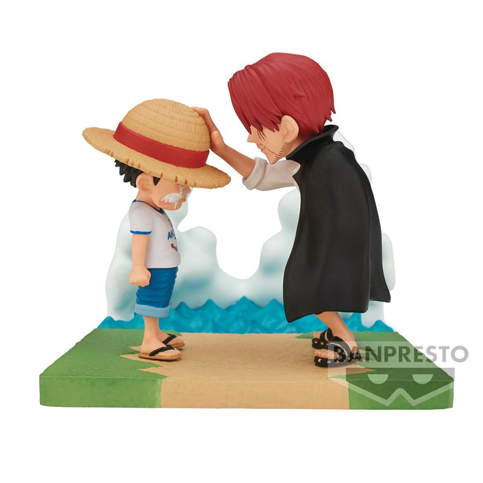 Banpresto One Piece: Log Stories - Luffy and Shanks Figure - Sure Thing Toys