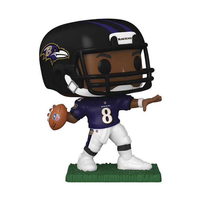 Funko Pop! NFL: Baltimore Ravens - Lamar Jackson (Throwing Ver.) - Sure Thing Toys