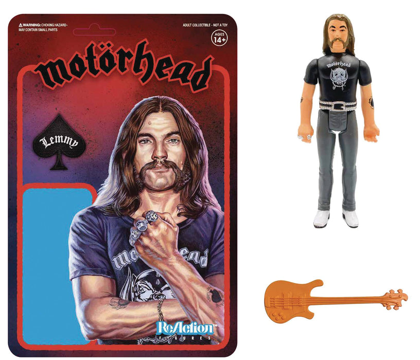 Super 7 Reaction 3.75" Action Figure: Motorhead - Lemmy - Sure Thing Toys