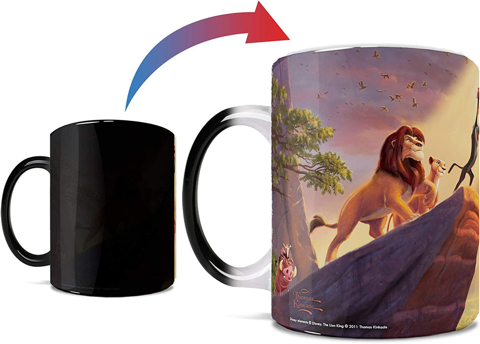 Morphing Mugs Thomas Kinkade Disney "The Lion King" 11-oz. Heat-Sensitive Mug - Sure Thing Toys