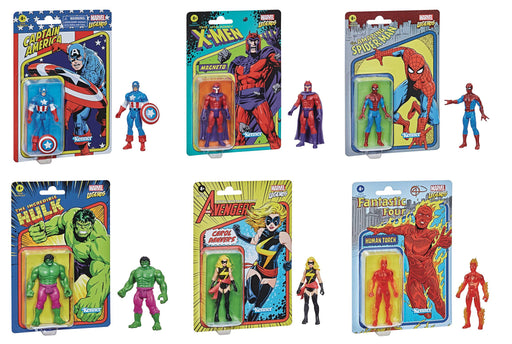 Hasbro Marvel Legends Retro Collection Series 1 Action Figures (Set of 6) - Sure Thing Toys