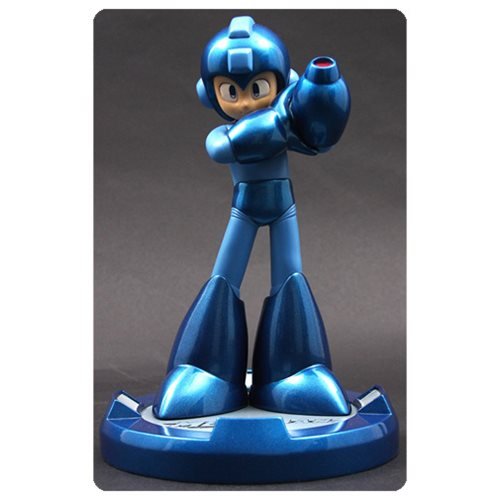 Capcom Mega Man Buster Blue Induction Statue - Sure Thing Toys