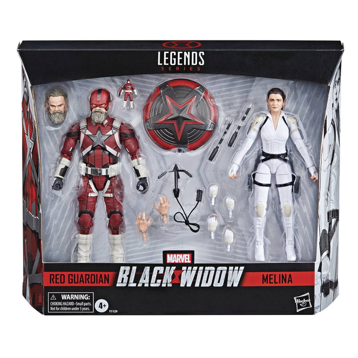 Hasbro Marvel Legends 6-inch Black Widow Action Figure Set - Red Guardian & Melina Vostokoff - Sure Thing Toys