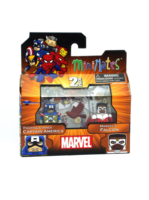 Diamond Select Toys Marvel Minimates Wave 18 - Captain America and Falcon - Sure Thing Toys