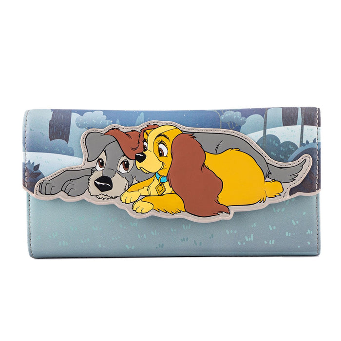 Loungefly Disney's Lady and the Tramp - Wet Cement Flap Wallet - Sure Thing Toys